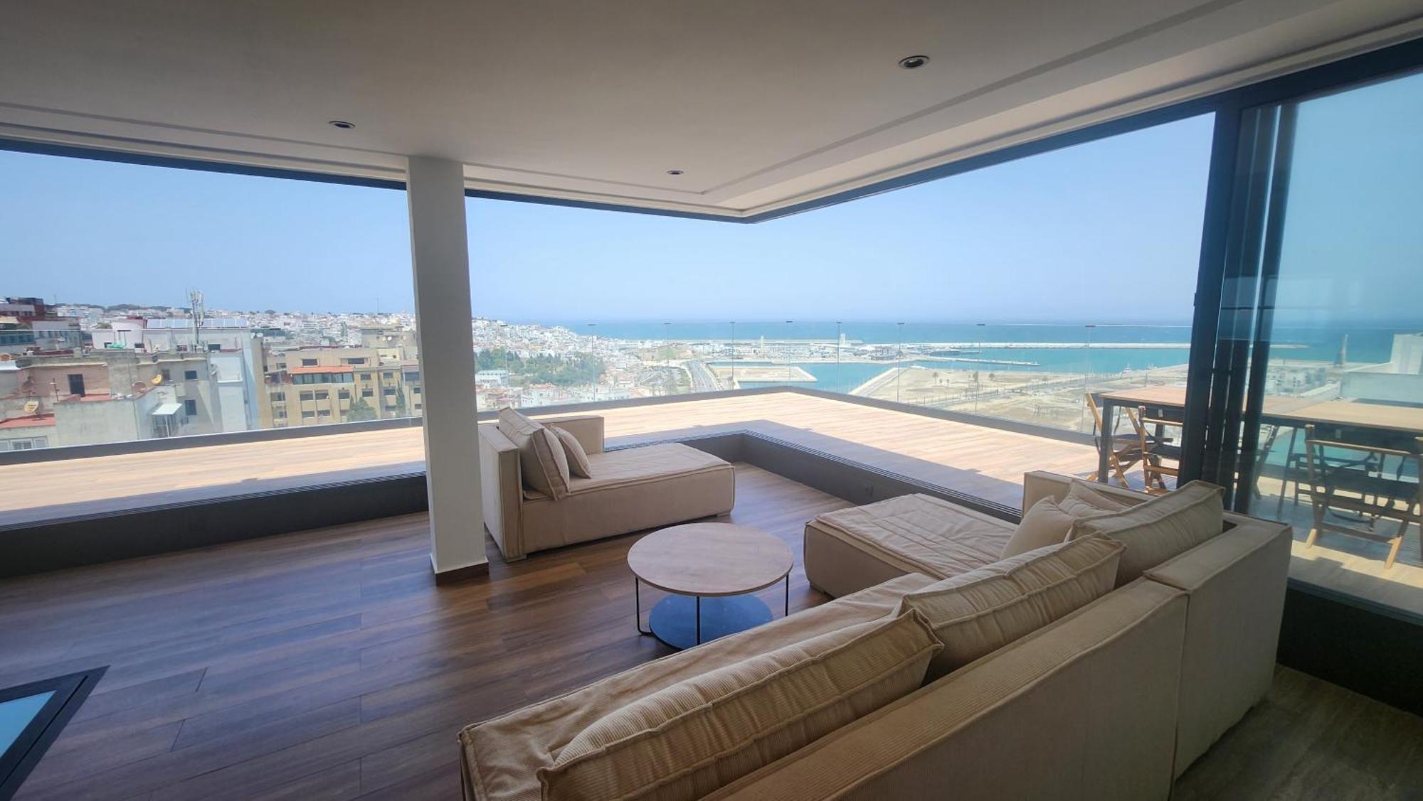 Magnifique Penthouse 160M2 Terrasse 90M2 Vue Mer Ταγγέρη Εξωτερικό φωτογραφία