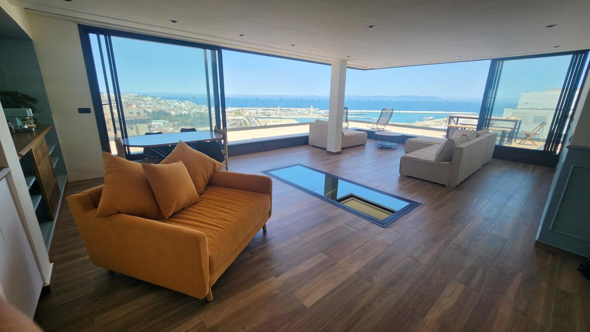 Magnifique Penthouse 160M2 Terrasse 90M2 Vue Mer Ταγγέρη Εξωτερικό φωτογραφία