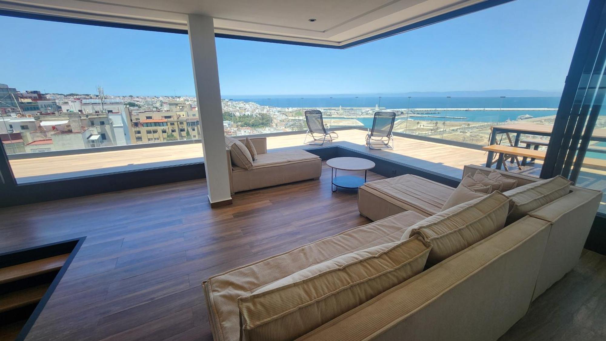 Magnifique Penthouse 160M2 Terrasse 90M2 Vue Mer Ταγγέρη Εξωτερικό φωτογραφία